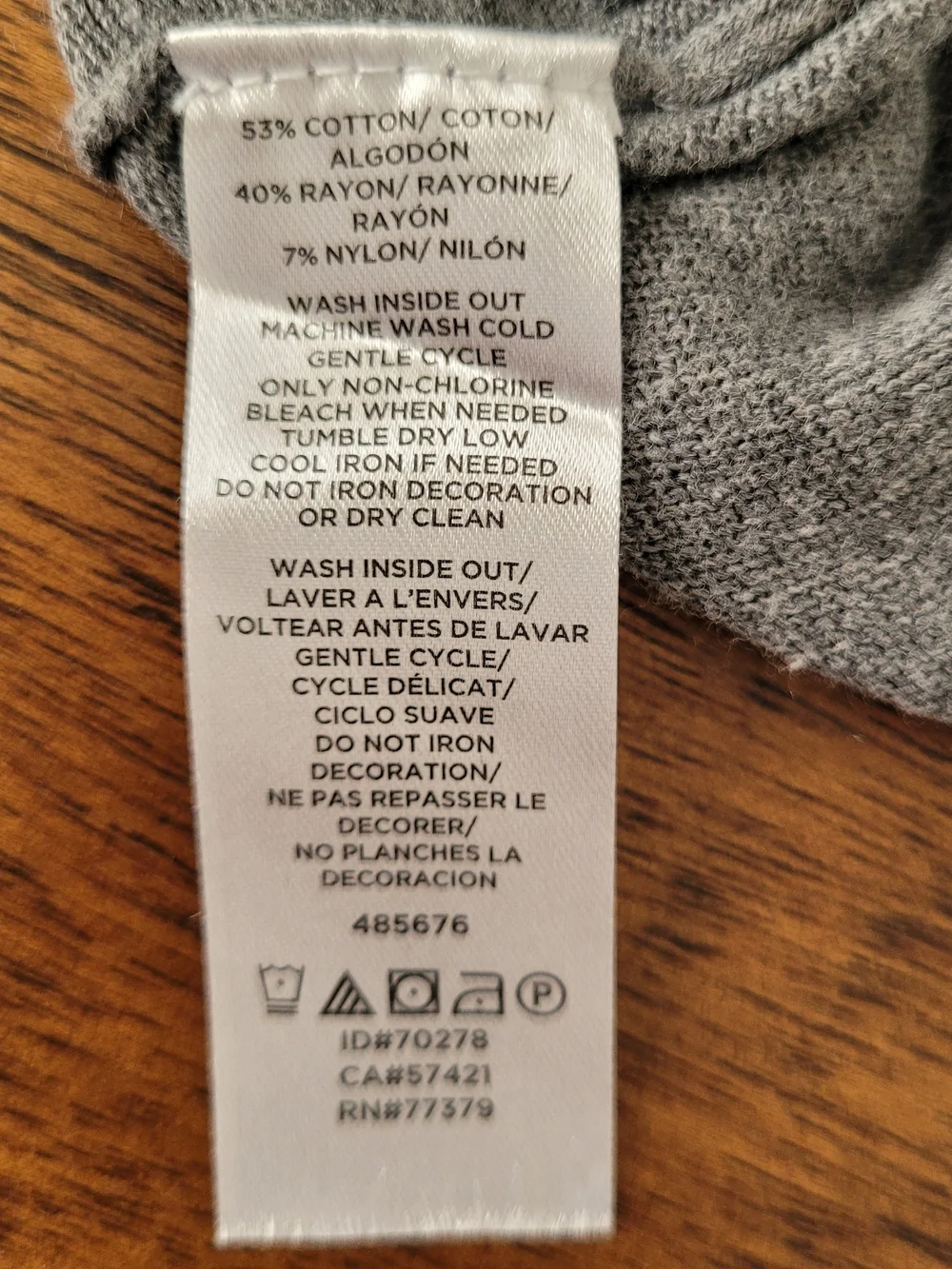 Ann Taylor Factory Gray Crewneck Sweater with Pearl Clusters